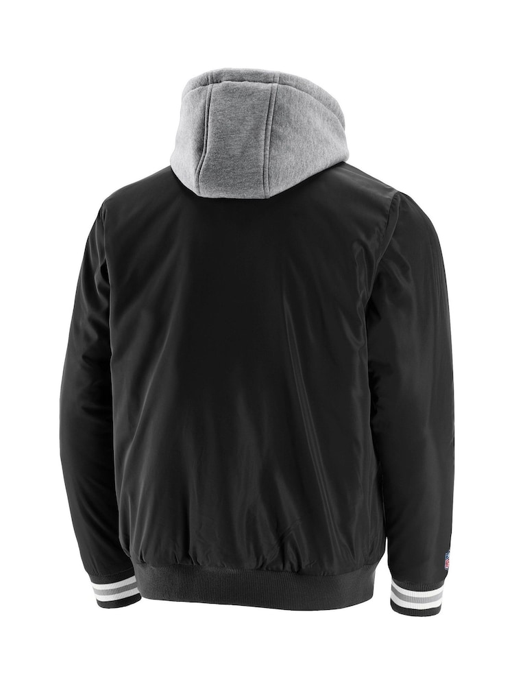Fanatics NFL Las Vegas Raiders Sateen Black Jacket - Image 3 of 3