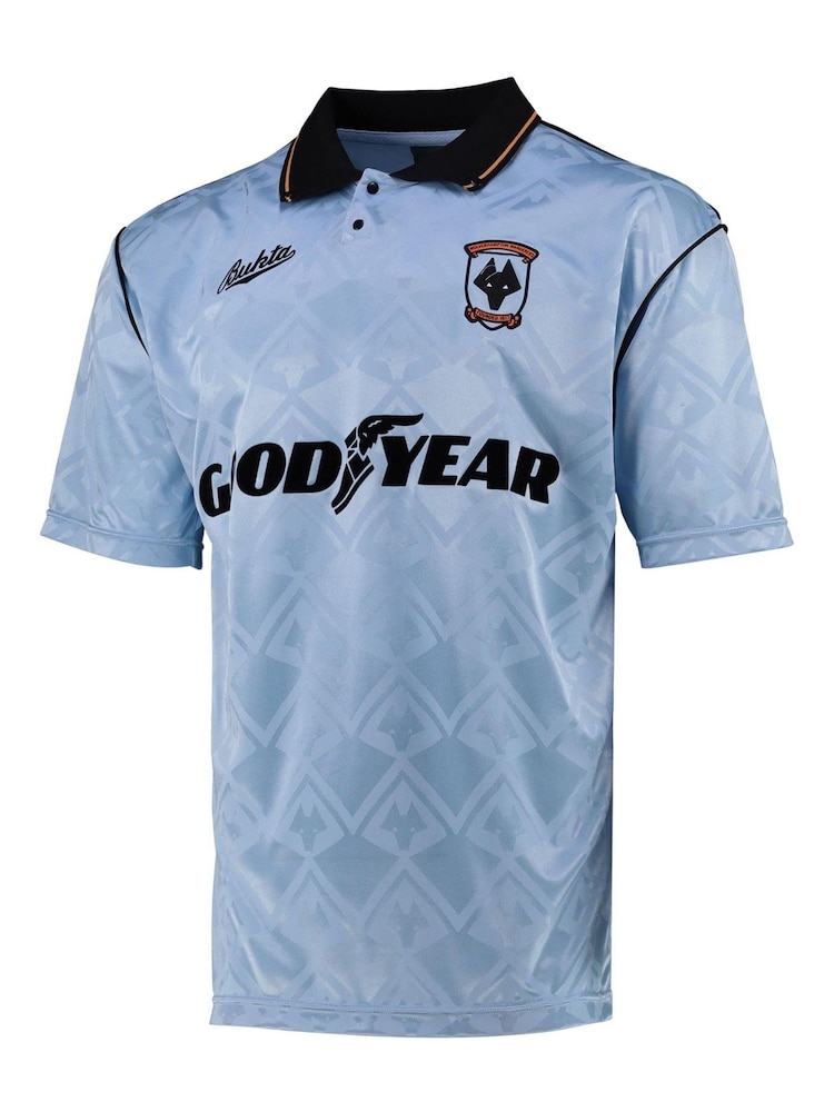 Fanatics Blue Wolverhampton Wanderers 1992 Bukta Away Football Shirt - Image 2 of 3