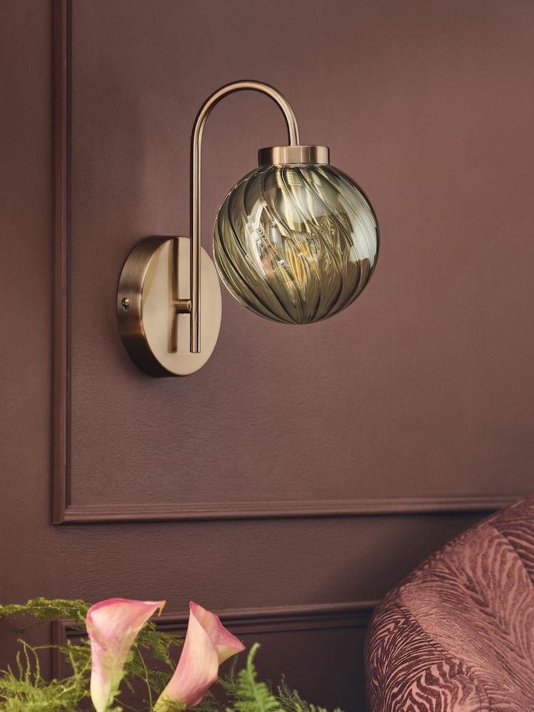 Green Freya Wall Light - Image 2 of 5