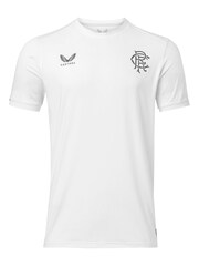 Castore Glasgow Rangers Players Travel White T-Shirt - Image 2 of 3