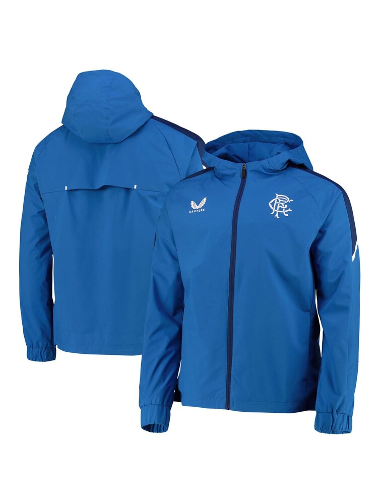 Castore Blue Glasgow Rangers Players Training Lightweight Jacket - Image 1 of 3