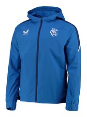 Castore Blue Glasgow Rangers Players Training Lightweight Jacket - Image 2 of 3
