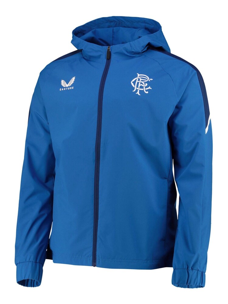 Castore Blue Glasgow Rangers Players Training Lightweight Jacket - Image 2 of 3