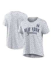 Fanatics Grey New York Yankees Fundamentals Printed T-Shirt - Image 1 of 3