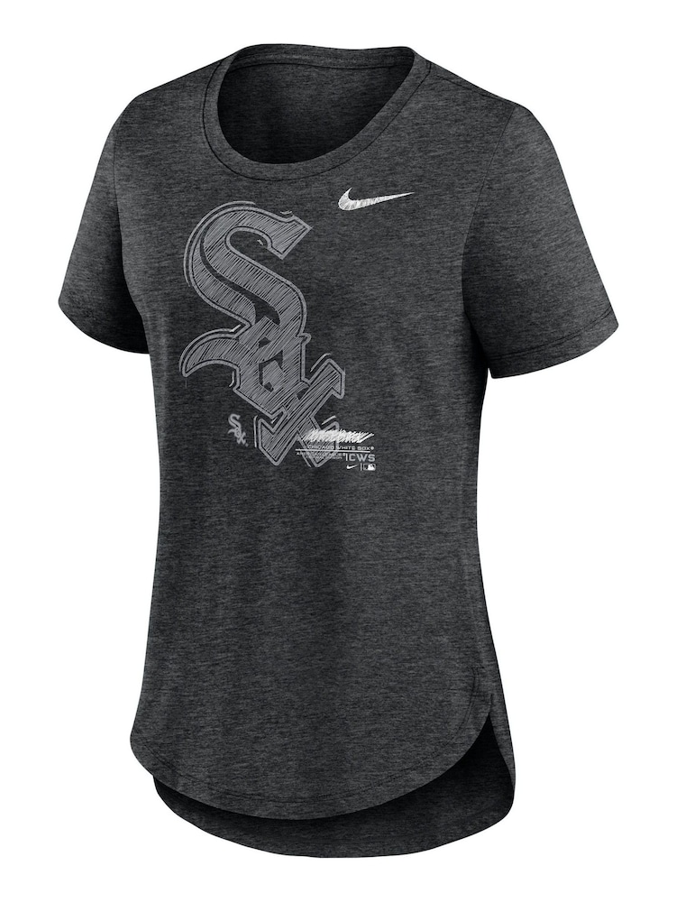 Fanatics Grey Chicago White Sox Team Touch Triblend T-Shirt - Image 2 of 3