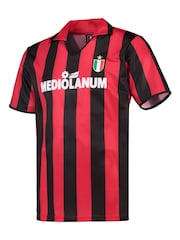 Fanatics Red AC Milan 1988 Home Football Shirt - Image 1 of 3