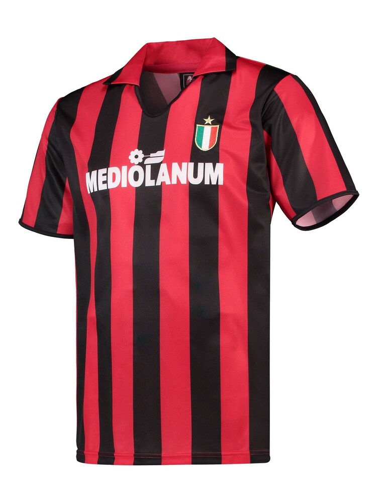 Fanatics Red AC Milan 1988 Home Football Shirt - Image 1 of 3