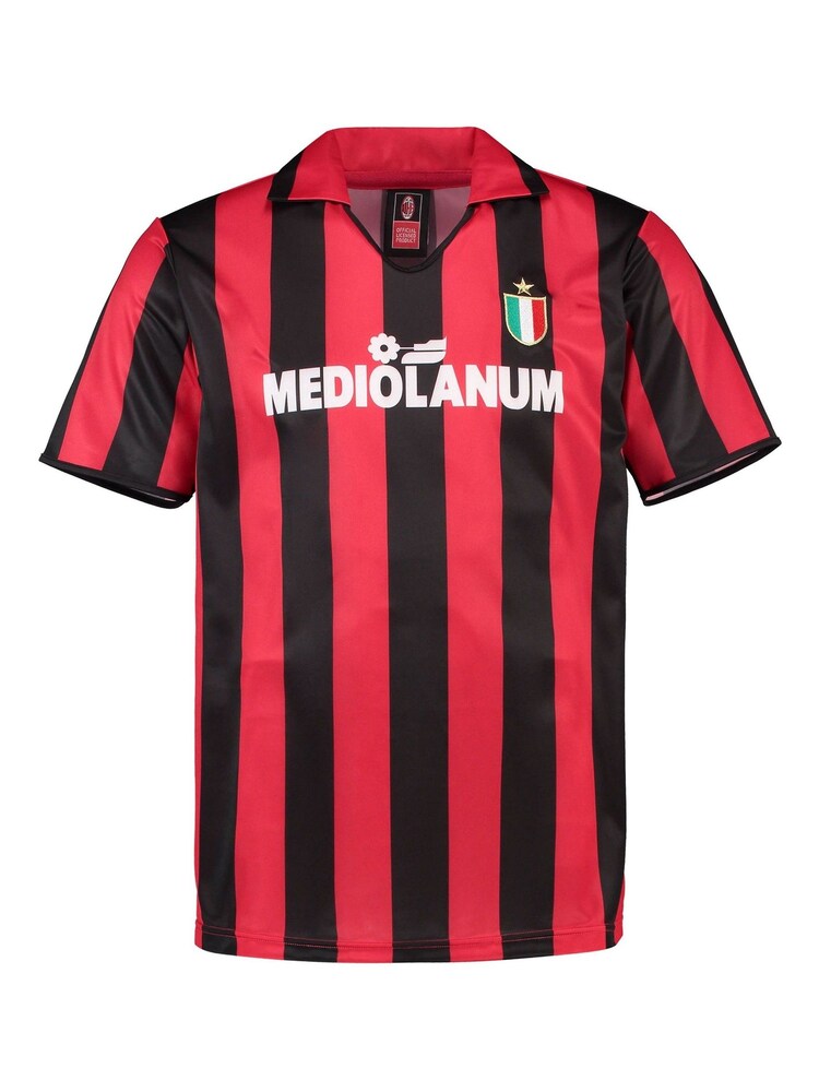 Fanatics Red AC Milan 1988 Home Football Shirt - Image 3 of 3