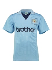 Fanatics Blue Manchester City 1996 Football Shirt - Image 3 of 3