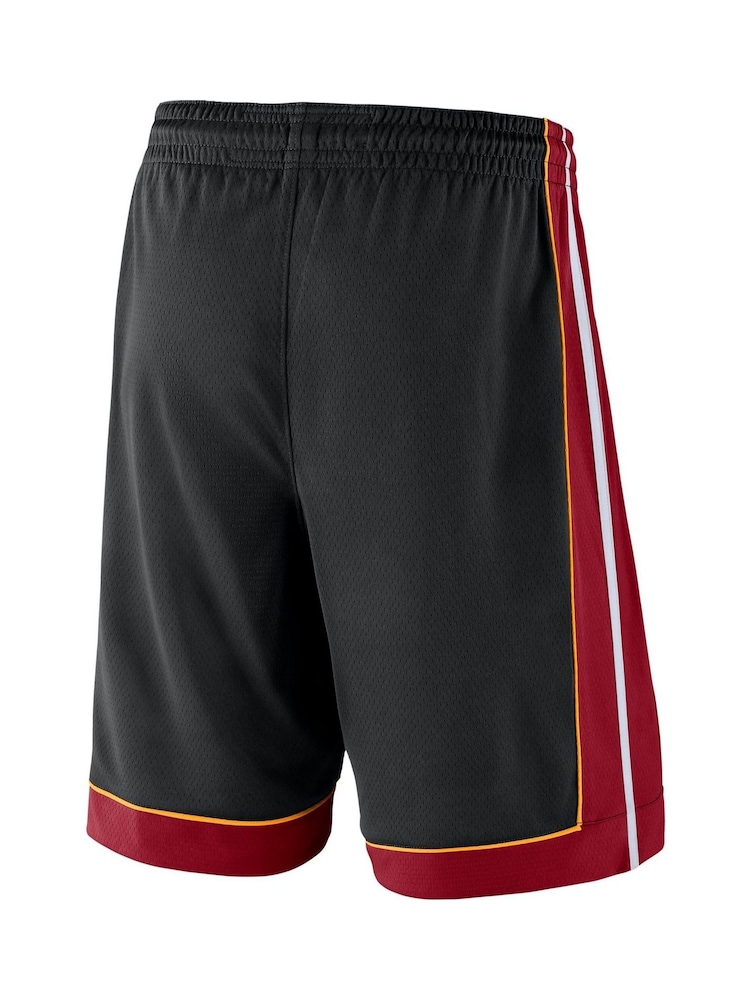 Fanatics Miami Heat Icon Swingman Black Shorts - Image 2 of 2 Fanatics Miami Heat Icon Swingman Black Shorts - Image 2 of 2