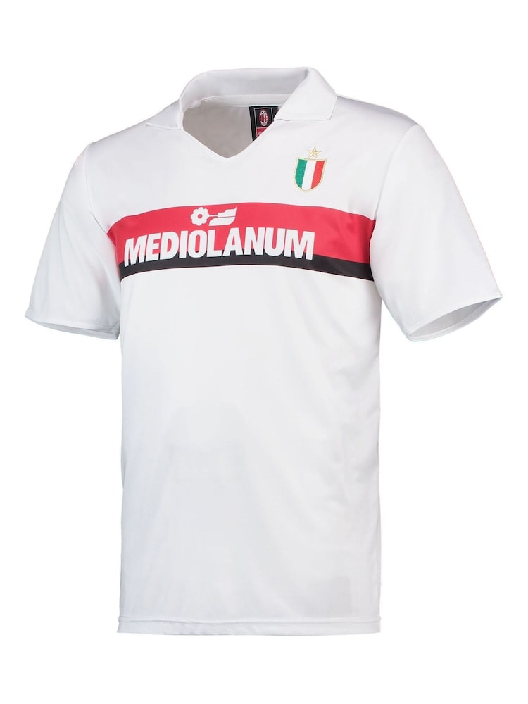 Fanatics AC Milan 1988 Away Football White Shirt - Image 1 of 3