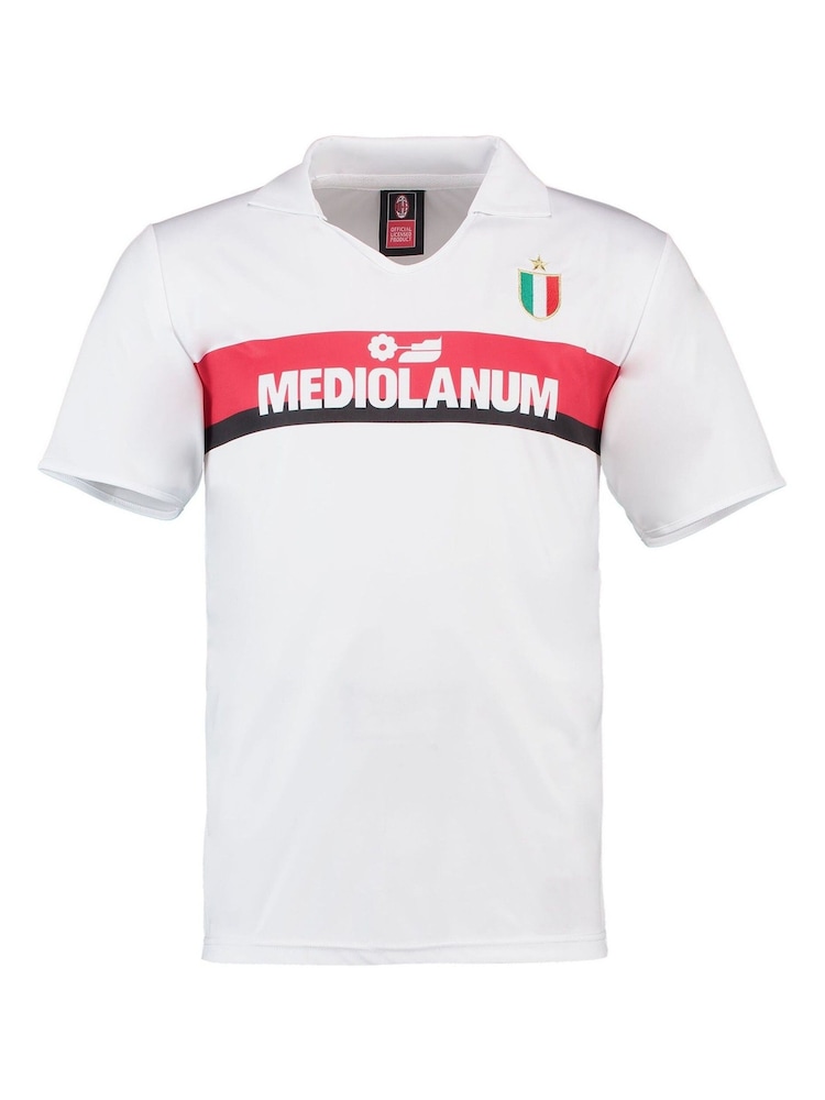 Fanatics AC Milan 1988 Away Football White Shirt - Image 3 of 3