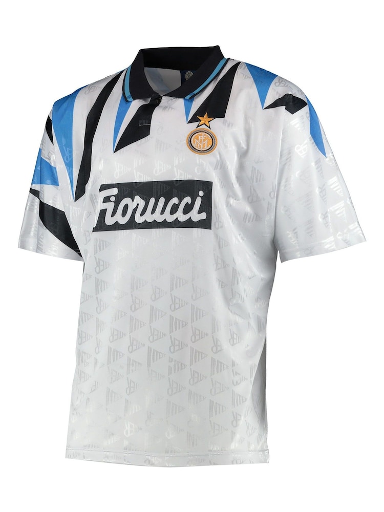 Fanatics Inter Milan 1992 Away Football White Shirt - Image 2 of 3