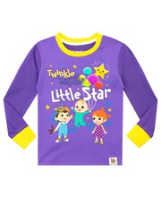 Character Purple Cocomelom Kids CoComelon Snuggle Fit Pyjamas - Image 2 of 2