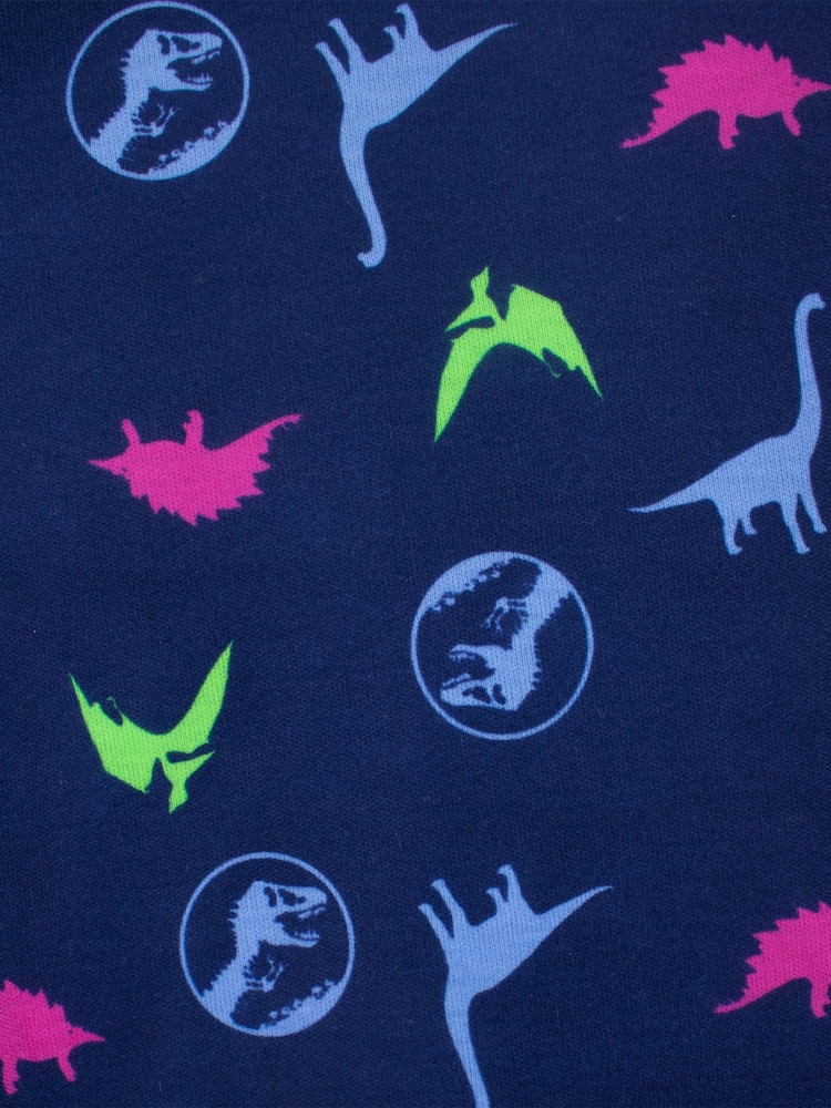 Character Blue Jurassic World Multi Logo 100% Cotton Pyjamas - Image 6 of 6 Character Blue Jurassic World Multi Logo 100% Cotton Pyjamas - Image 6 of 6