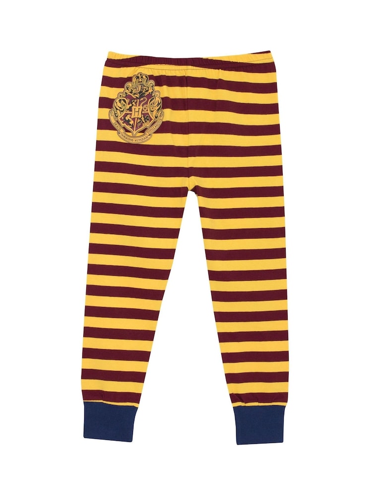 Character Red Harry Potter Stripe Girls Harry Potter Snuggle Fit Pyjamas - Gryffindor - Image 2 of 9