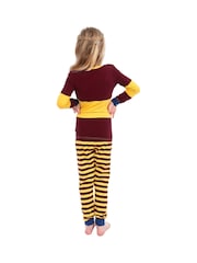 Character Red Harry Potter Stripe Girls Harry Potter Snuggle Fit Pyjamas - Gryffindor - Image 6 of 9