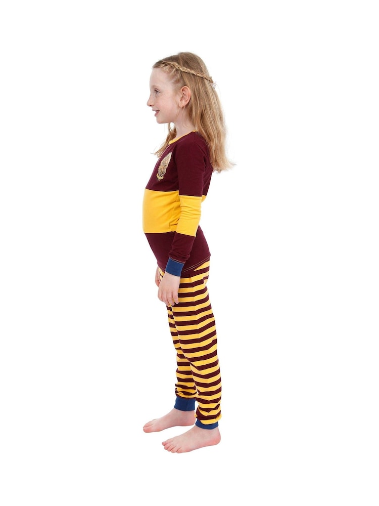Character Girls Harry Potter Snuggle Fit Pyjamas - Gryffindor - Image 7 of 9