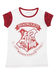 Character Red Girls Hogwarts Harry Potter 100% Cotton Pyjamas - Image 4 of 6