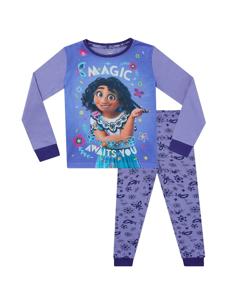 Character Purple Encanto Encanto Mirabel 100% Cotton Pyjamas - Image 1 of 5