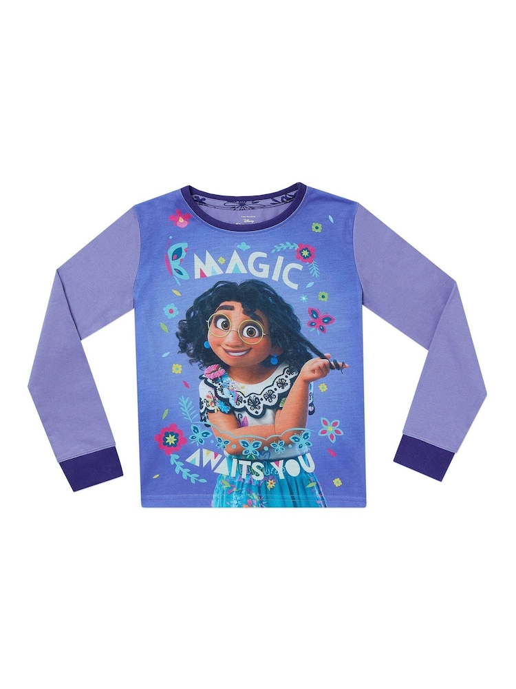 Character Purple Encanto Encanto Mirabel 100% Cotton Pyjamas - Image 2 of 5