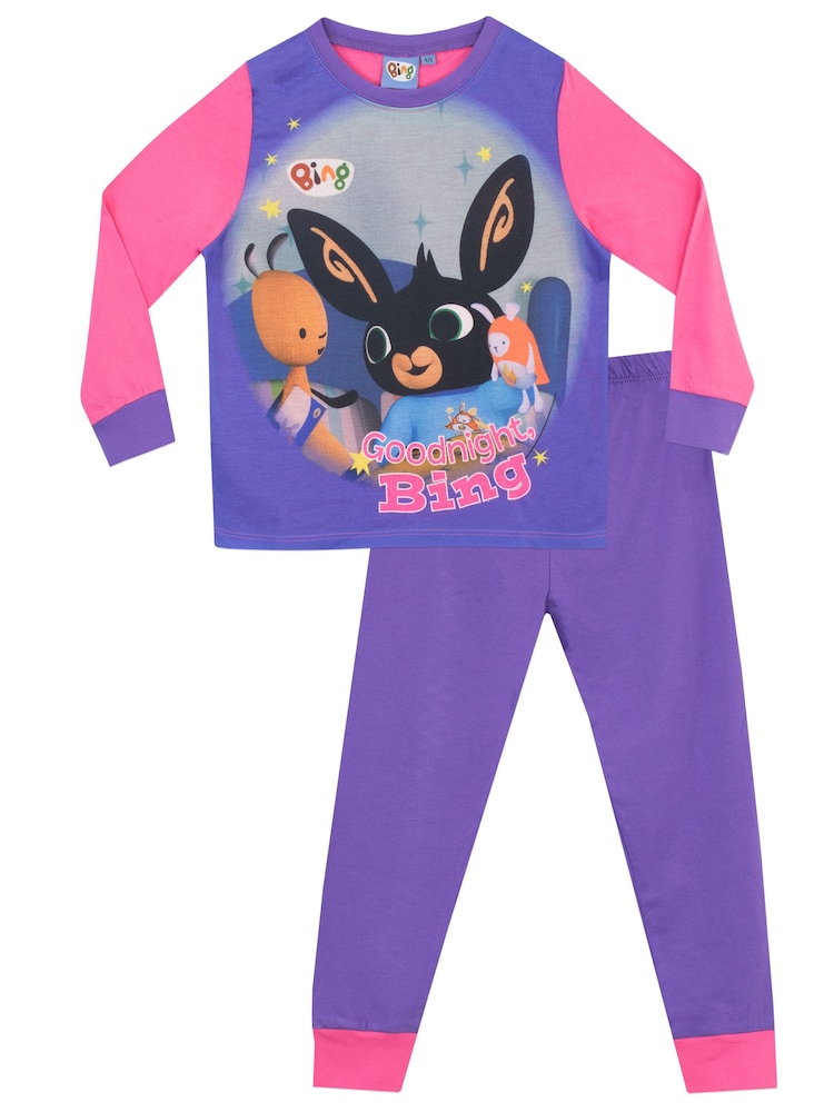 Character Purple Bing 100% Cotton Bing Pyjamas - Image 1 of 3