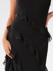 Forever New Black Poppy Ruffle Gown - Image 5 of 5