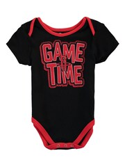 Fanatics Grey Houston Rockets 100% Cotton Bodysuit 3 Pack - Image 3 of 4