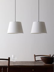 The Set 2 Pack Natural Easy Fit Shade Lamps - Image 1 of 4