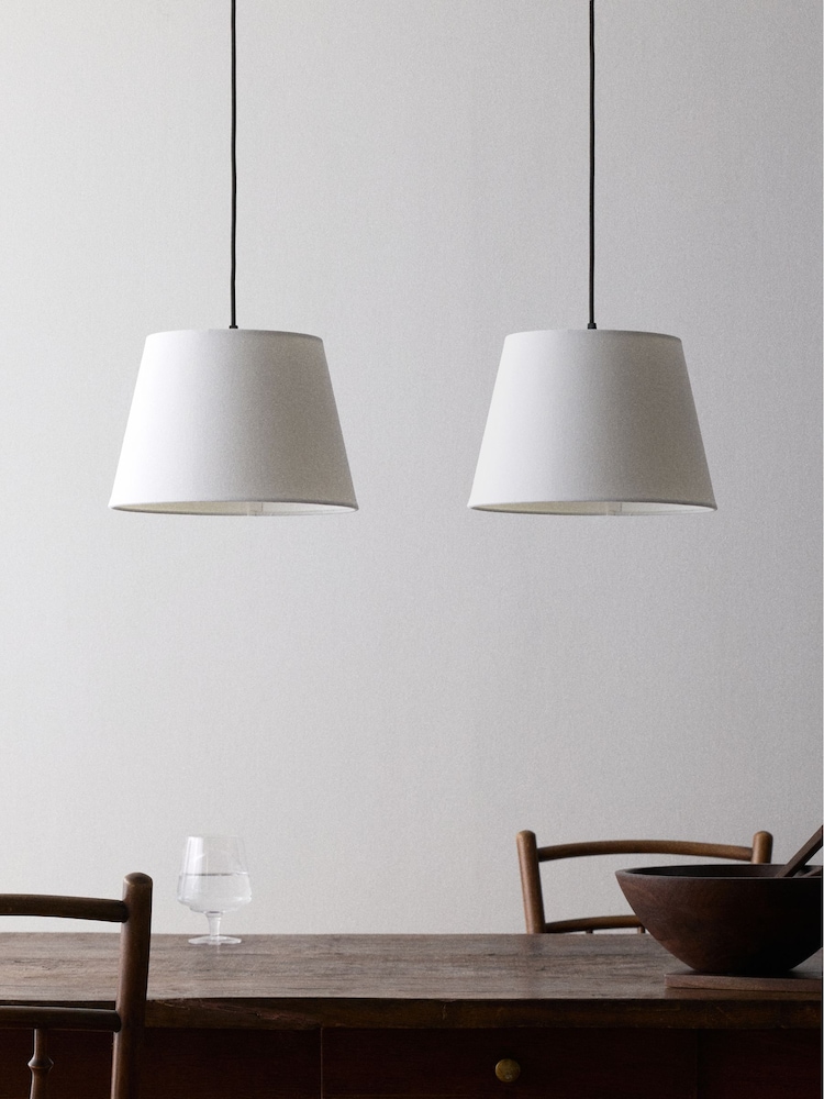 The Set 2 Pack Natural Easy Fit Shade Lamps - Image 1 of 4 The Set 2 Pack Natural Easy Fit Shade Lamps - Image 1 of 4