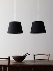 The Set 2 Pack Black Easy Fit Shade Lamps - Image 1 of 4