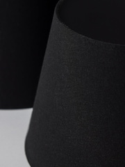 The Set 2 Pack Black Easy Fit Shade Lamps - Image 4 of 4