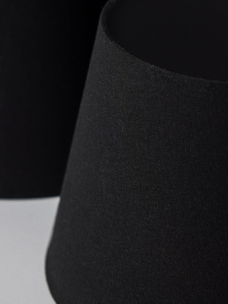 The Set 2 Pack Black Easy Fit Shade Lamps - Image 4 of 4 The Set 2 Pack Black Easy Fit Shade Lamps - Image 4 of 4