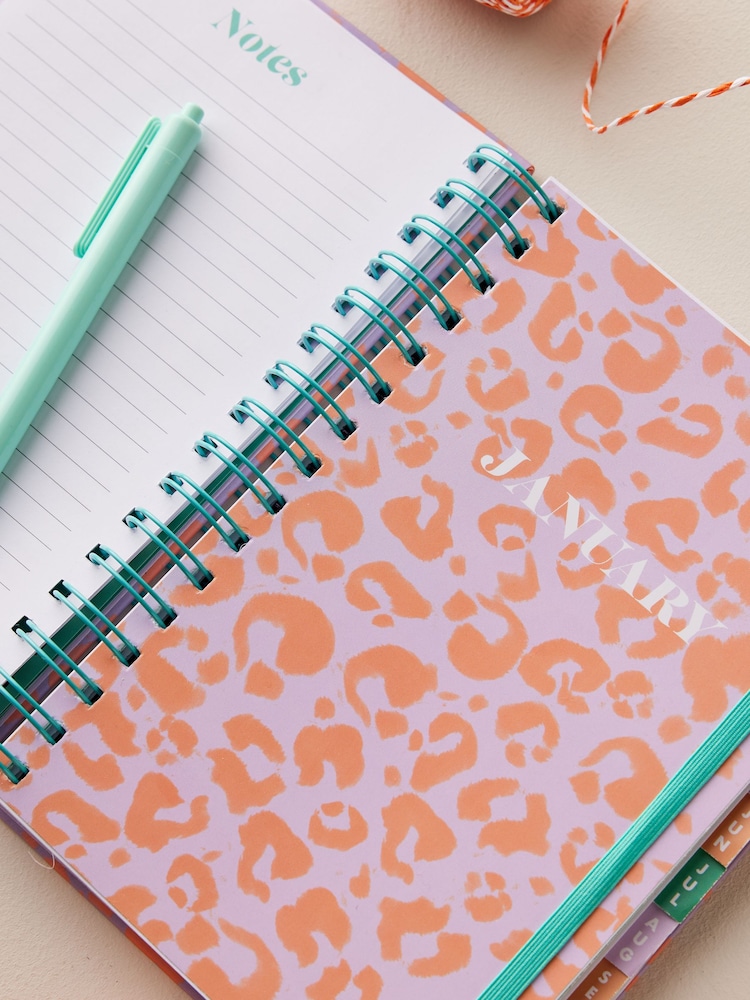 Pink Leopard Print 2025 Organiser - Image 3 of 5