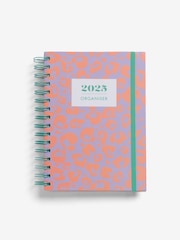 Pink Leopard Print 2025 Organiser - Image 5 of 5