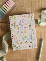 Gold Floral 2025 Organiser - Image 1 of 5