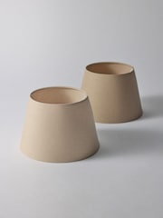 The Set 2 Pack Cream Easy Fit Shade Lamps - Image 3 of 4