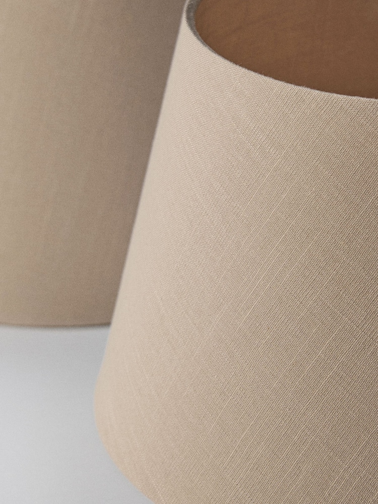 The Set 2 Pack Cream Easy Fit Shade Lamps - Image 4 of 4 The Set 2 Pack Cream Easy Fit Shade Lamps - Image 4 of 4