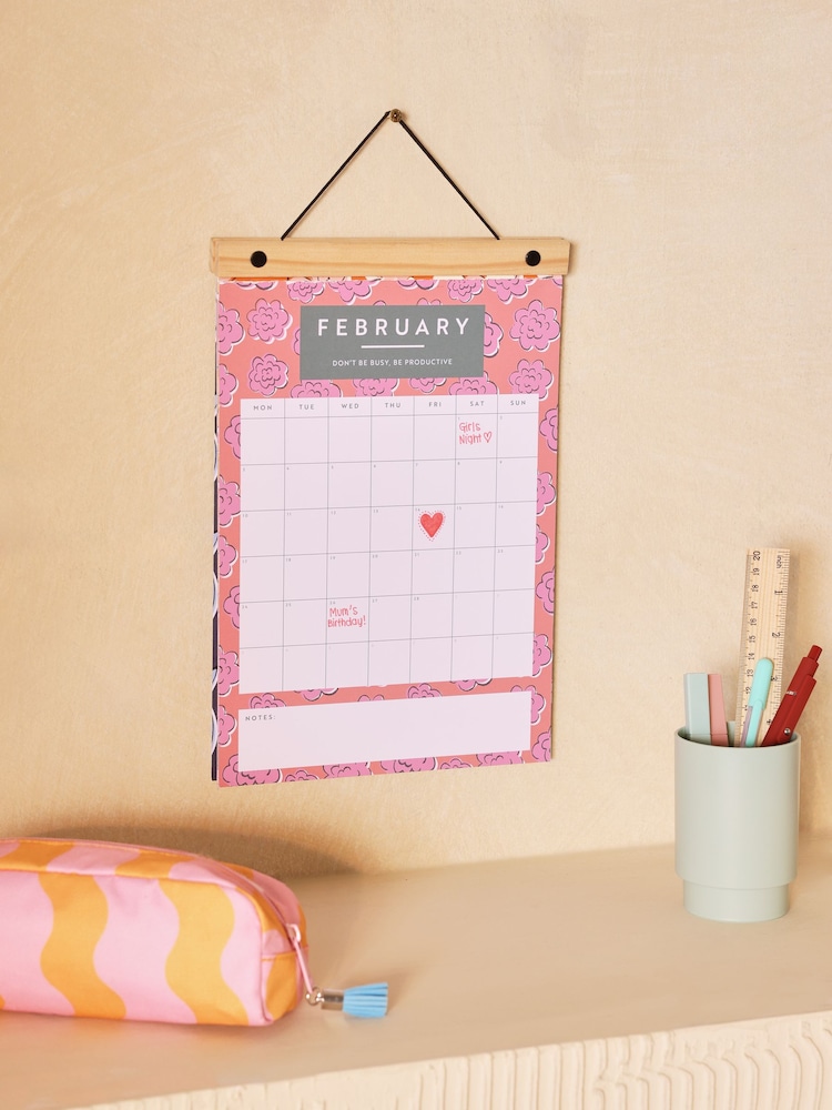 Multi Floral 2025 Wall Calendar - Image 2 of 4