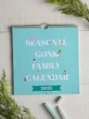Teal Gonk 2025 Family Wall Calendar - Image 1 of 4