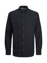 JACK & JONES Black Button Up 100% Cotton Shirt - Image 7 of 7