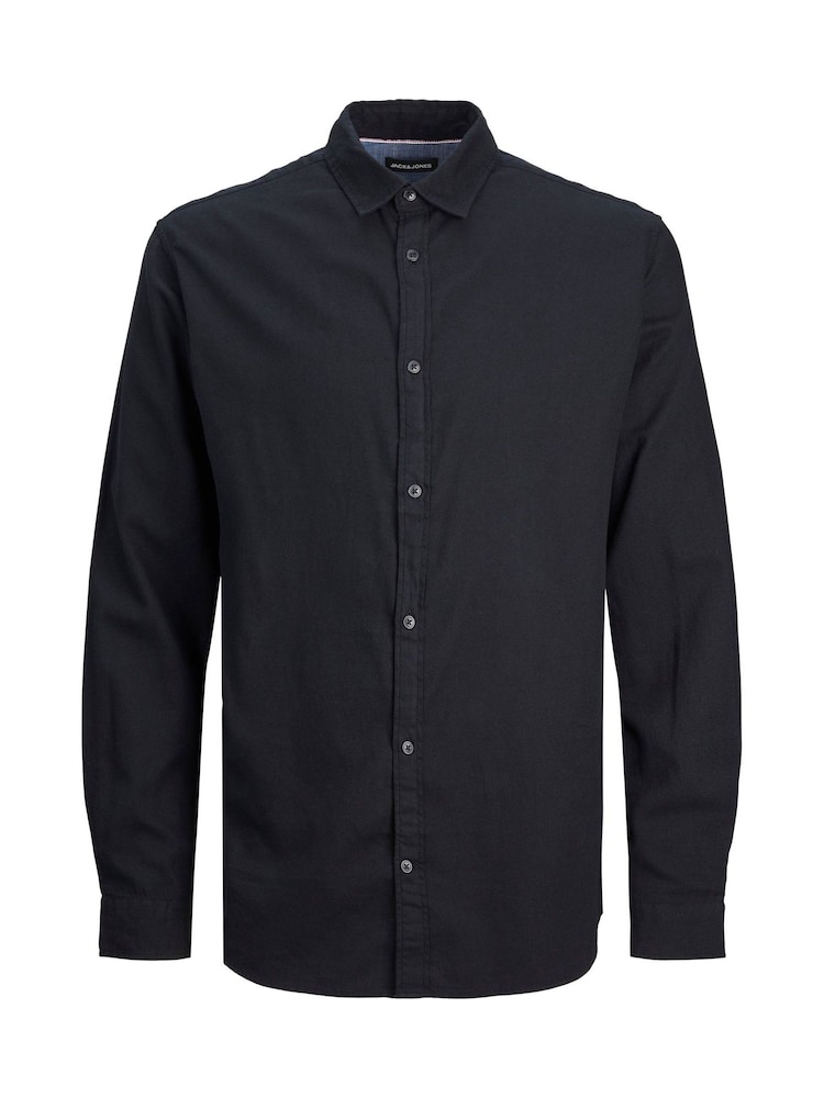 JACK & JONES Black Button Up 100% Cotton Shirt - Image 7 of 7