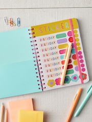 Navy Smiley Flowers 2025 A5 Diary - Image 3 of 4