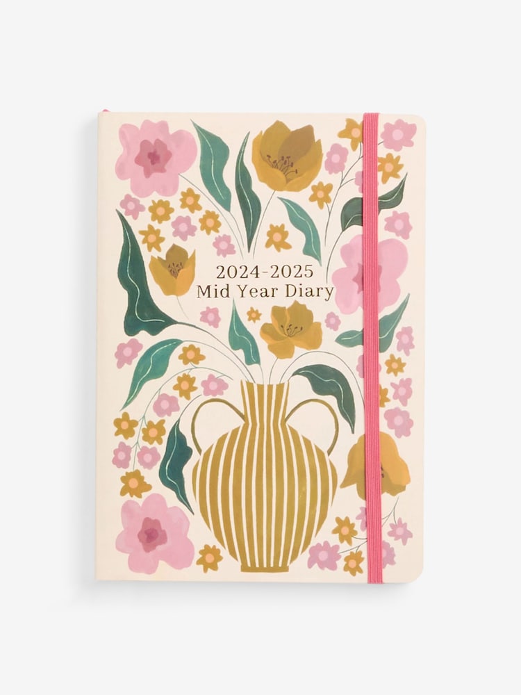 Pink Vase 2024 to 2025 Mid Year Diary - Image 2 of 2