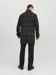 Приталенное пальто из смеси шерсти с воротником-хомутом JACK & JONES - Image 2 of 5
