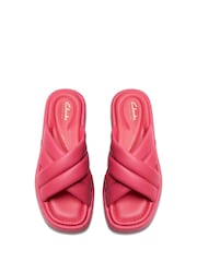 Clarks Pink Lea Alda Glide Sandals - Image 2 of 7