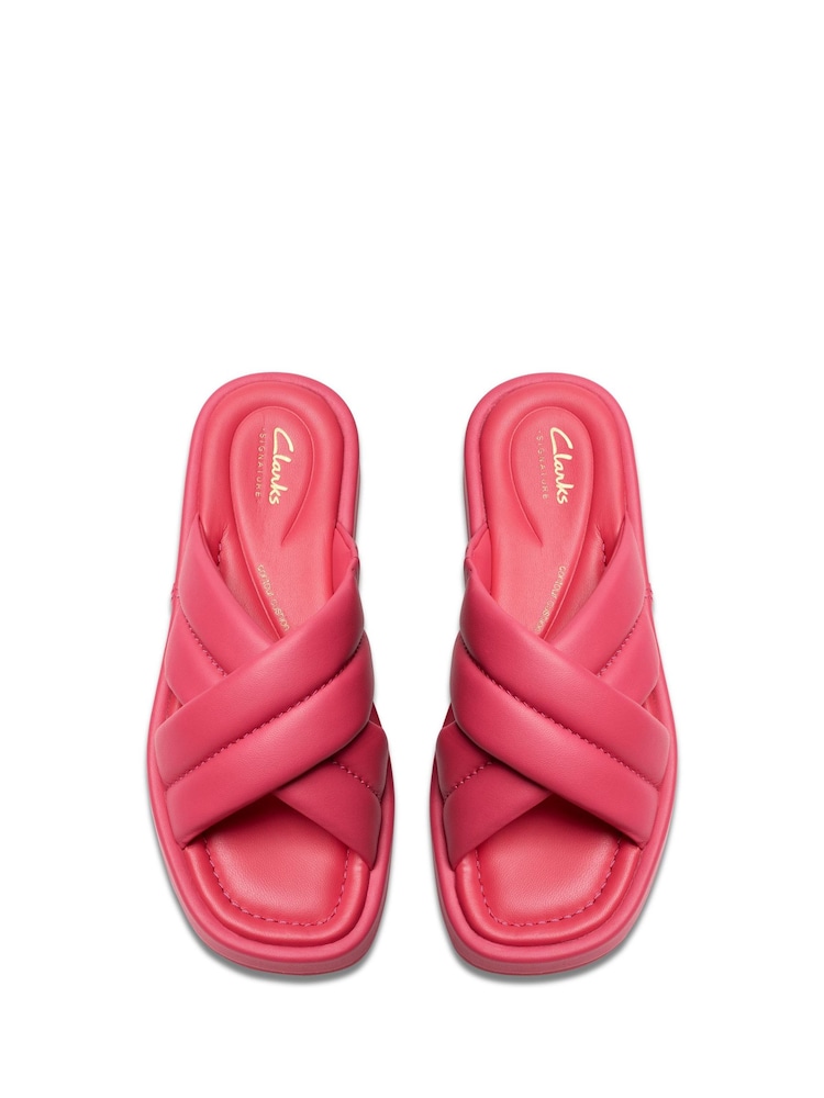 Clarks Pink Lea Alda Glide Sandals - Image 2 of 7