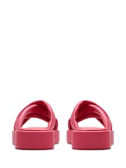 Clarks Pink Lea Alda Glide Sandals - Image 5 of 7