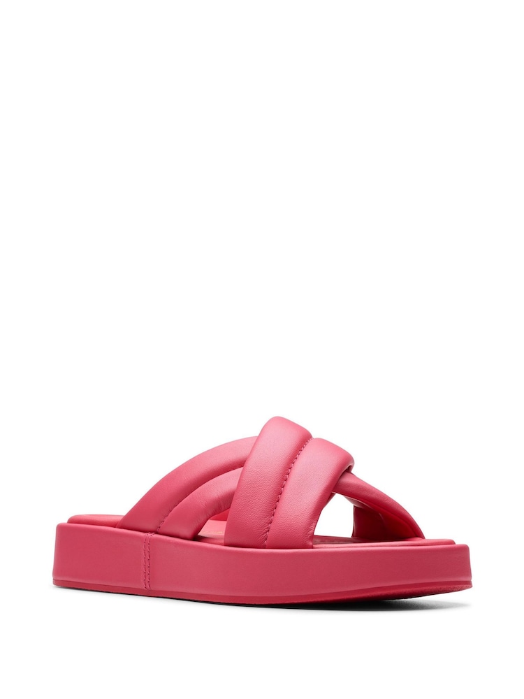 Clarks Pink Lea Alda Glide Sandals - Image 7 of 7