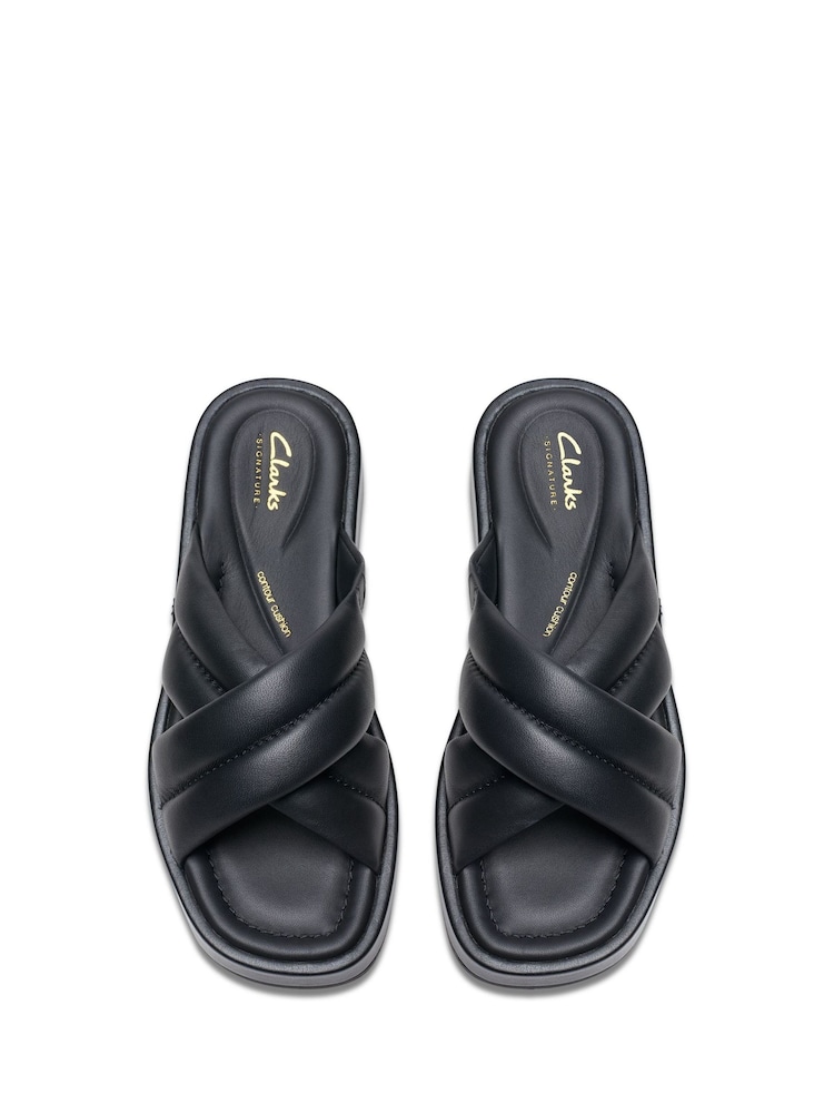 Clarks Black Lea Alda Glide Sandals - Image 2 of 7 Clarks Black Lea Alda Glide Sandals - Image 2 of 7